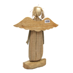 Anioł z surowego drewna duży 40cm